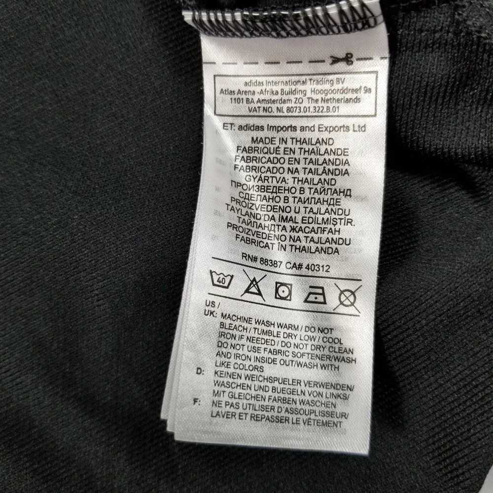 Adidas Polo Shirt Mens 2XL Black Nebraska Wesleyan Track & Field Climacool Sport